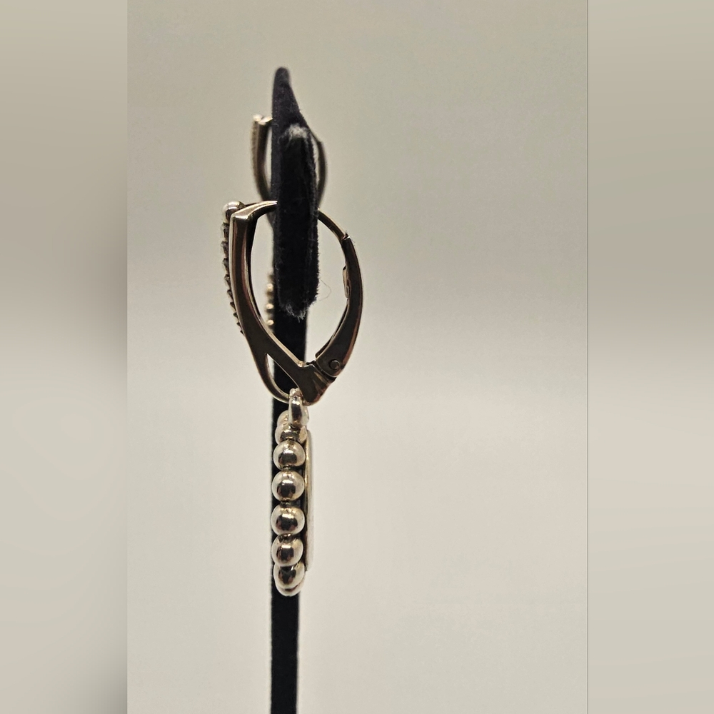 Lagos Turquoise Small Maya Drop Earrings - Picture 3 of 6